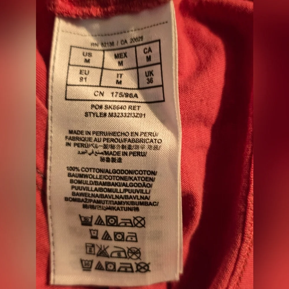 Guess Men’s “Sinful Club” Graphic Tee – Red – Size M - Picture 6 of 6